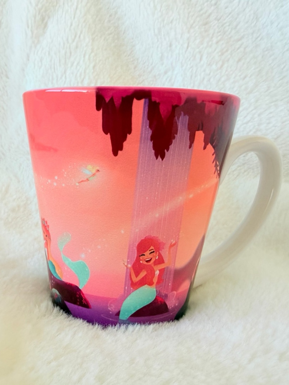 Disneyland WonderGround Gallery Peter Pan Mermaid Lagoon Mug by Liana Hee